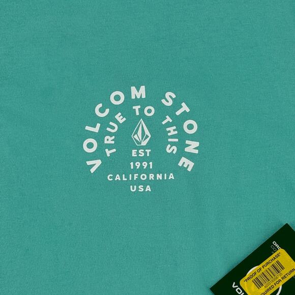 Volcom Stone Tennon T Shirt Boys Size XL 14 Front Back Print - Picture 2 of 6